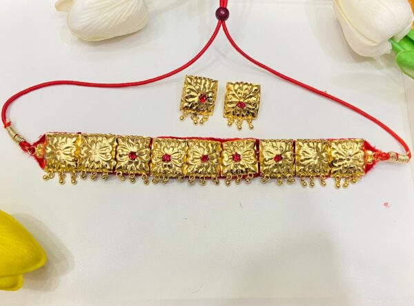 Thokai jewellery designer velvet belt choker