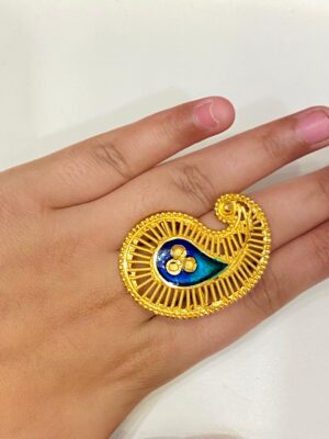 Kolki flower Finger ring