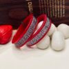 99.5 pure Silver Mota Nokshi Pat Pola pair