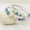 92.5 Pure Silver DiamondGlassMukh Monipuri Bala (Pair)