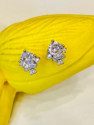 92.5 pure Silver Stony Pearl Small Tops