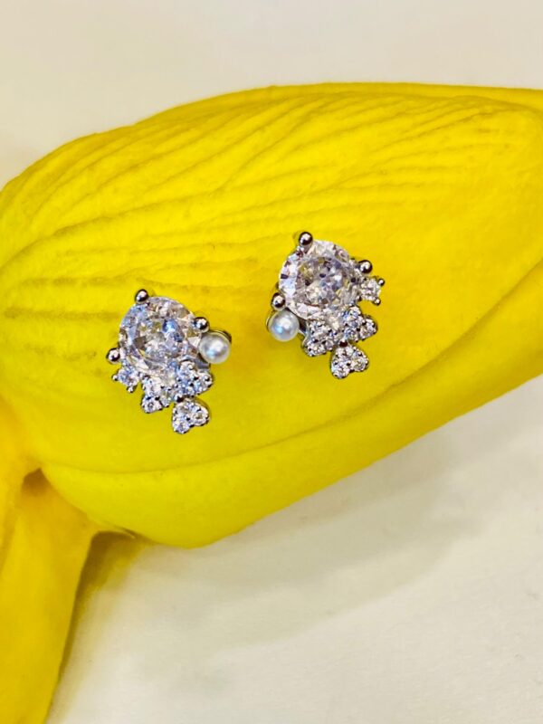 92.5 pure Silver Stony Pearl Small Tops