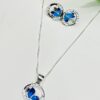 92.5 Pure Silver FlyOnRings Pendant With Tops (without chain)