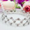 99.5 pure Silver Bangle Com Adjustable Finger Ring