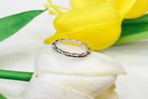 92.5 Silver Round thumb ring (size-7)