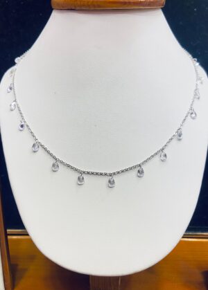 92.5 Pure Silver waterDrops chain