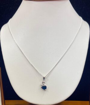 92.5 Pure Silver Peacock Pendant  (without chain)
