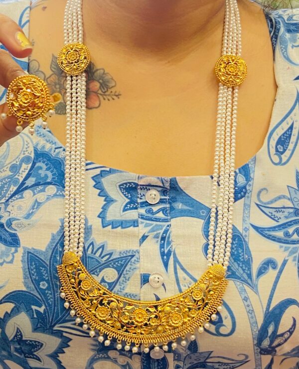 Exclusive Flower Hasuli Pearl Long Sitahar