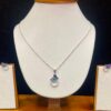 92.5 Pure Silver ButterFlyOnRings Pendant With Tops with chain