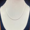 92.5 Pure Silver Cylinderical Chain (16 inch only)