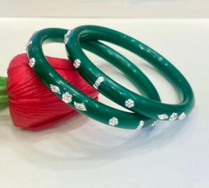 99.5 pure silver Partilica Ruli Pola (Green)