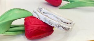 99.5 pure Silver Moyur Pat sankha (pair)