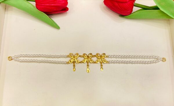 Multi Butterfly with pearl belt choker (without Tops)