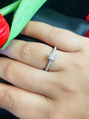 92.5 Silver Enganement finger ring (size 11-12-14)