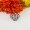 92.5 Silver Bearucrat finger ring (size 14-15)