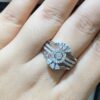 92.5 Silver Bearucrat finger ring (size 14-15)