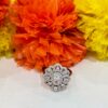 92.5 Silver Sunflora finger ring (size 14)