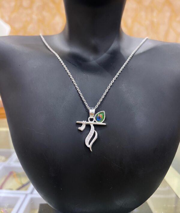 92.5 Pure Silver Hari Pendant without chain