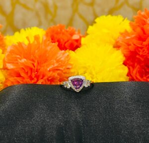 92.5 Silver Karizma ring (size )