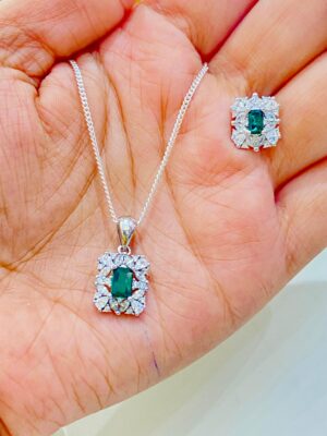92.5 Pure Silver Fluttering Papillon Pendant with tops (without chain)