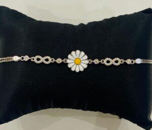 92.5 Pure Silver InfinityFlora Bracelet