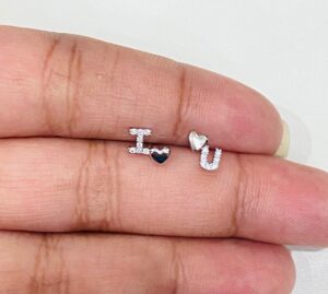 92.5 Pure Silver Love Mini Tops