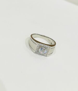 92.5 Silver Armania Gents finger ring (size 24)