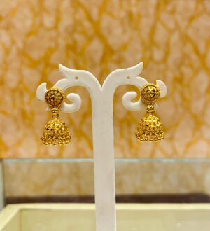 Floral Small Jhumka