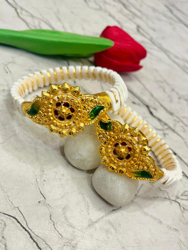 Minekari Jasmine Flower Style Bracelet Pola