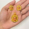 Maa Durga Pendant and Ear Set