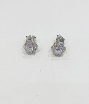 92.5 Pure Silver Multi Stone Earrings