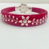 99.5 Pure Silver Floral Bracelet Pola (Single) Size-28