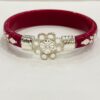 99.5 Pure Silver Flower Moon Bracelet Pola (Single) Size-28