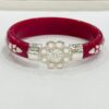 99.5 Pure Silver Sun Flower Bracelet Pola (Single) Size-27