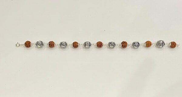 92.5 Pure Silver Rudraksha Bracelet