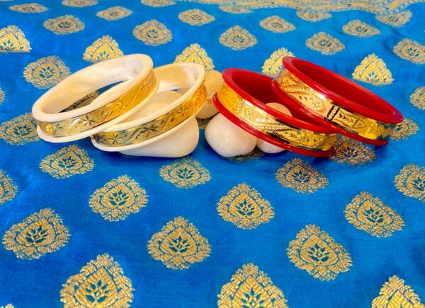 Star Design Simple Pat Sankha (Pair)