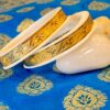 Star Design Simple Pat Sankha (Pair)