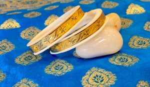 Star Design Simple Pat Sankha (Pair)