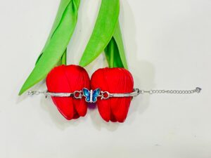 92.5 Pure Silver Butterfly Bracelet