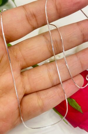 92.5 Pure Silver Shine Chain (16 inch only)