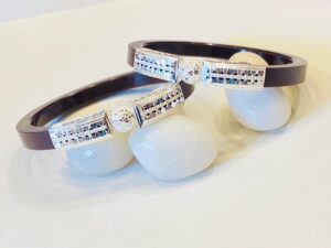 92.5 Pure Silver Admira Coffee Bracelet Pola (Single)