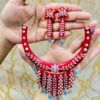99.5 Pure Silver Viral Exotic Pola Necklace