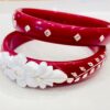 99.5 Pure Silver Original Shankha Mukh Noksha Bracelet Pola (Pair)