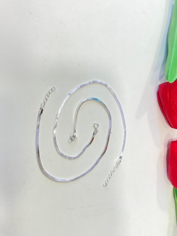 92.5 Hallmark Silver Shine Chain Payal