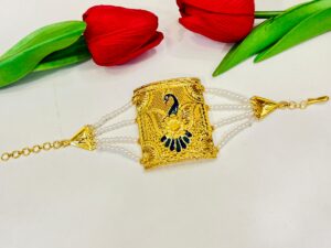 Pearl Minakari Peacock Mantasha