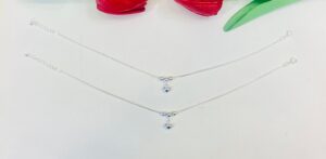 92.5 Hallmark Silver Heart Designer Payal