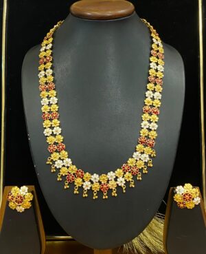 Double Layer Minekari Flower Sitahar