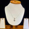 92.5 Pure Silver Tripple Heart Shape Pendant With Tops (Without Chain)