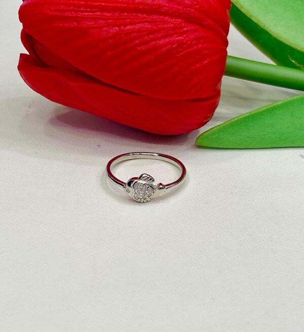 92.5 Silver Fish Designer Finger Ring (Size-9-11)