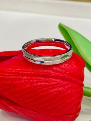 92.5 Silver Leaf Shape Finger Ring (Size-12-25)